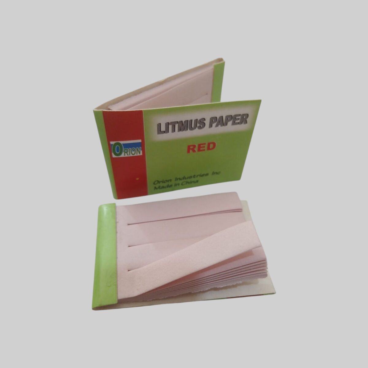 litmus paper red/blue